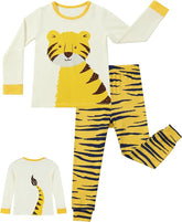 Dicry Baby Boys Girls Pajama Sets 2-8Y Toddler Kids Softness Two Piece Long-Sleeve Snug fit Sleepwear