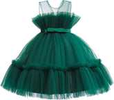 Dicry Infant Baby Girls Ruffle Ball Gown Party Pageant Lace Dresses