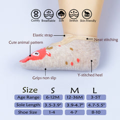 Dicry Baby Girls Non-Slip Slipper Socks with Grip