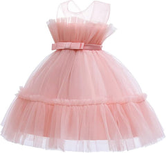 Dicry Infant Baby Girls Ruffle Ball Gown Party Pageant Lace Dresses