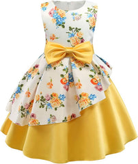 Dicry Flower Girls Pageant Party Dresses Kids Special Occasion Floral Formal Dress