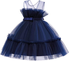 Dicry Infant Baby Girls Ruffle Ball Gown Party Pageant Lace Dresses