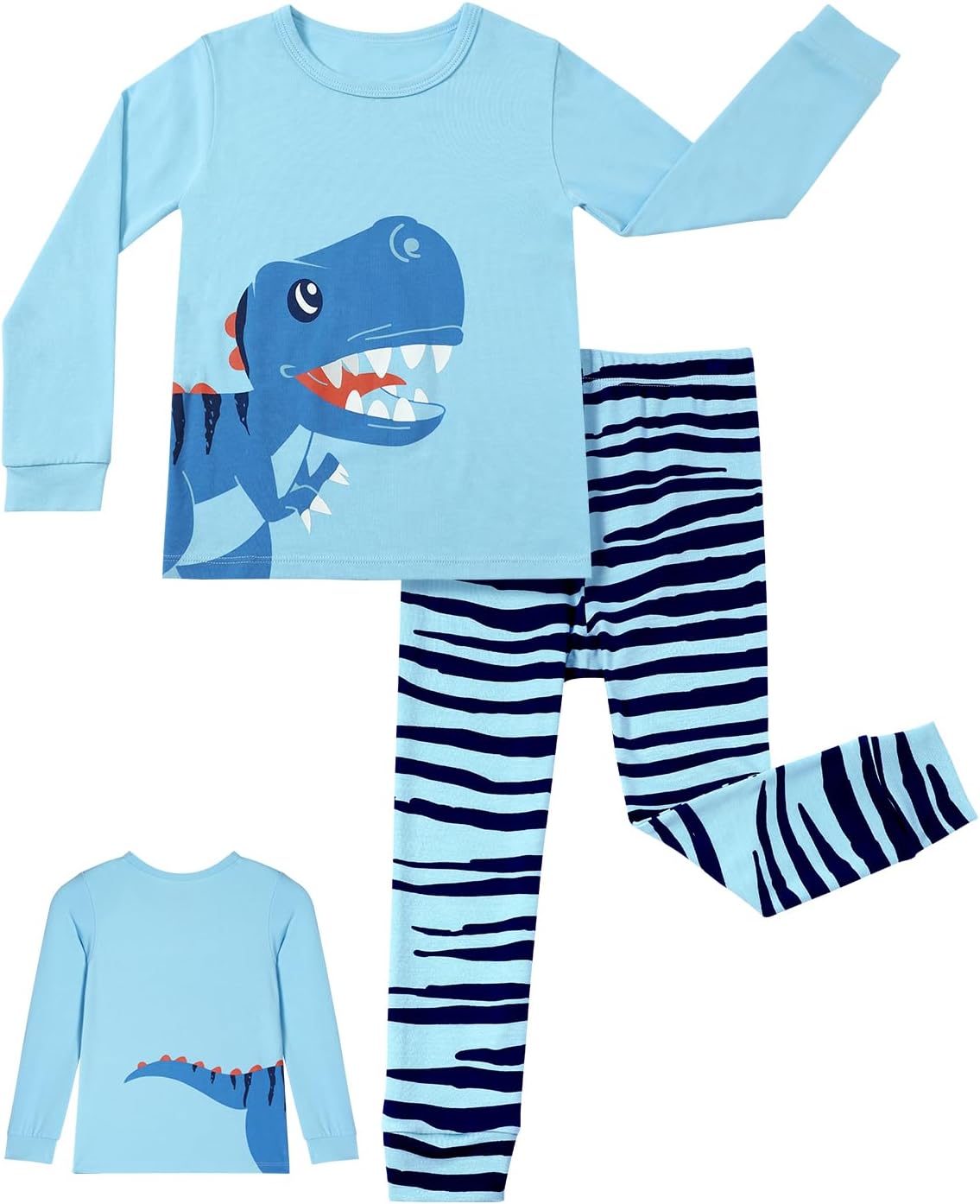 Dicry Baby Boys Girls Pajama Sets 2-8Y Toddler Kids Softness Two Piece Long-Sleeve Snug fit Sleepwear