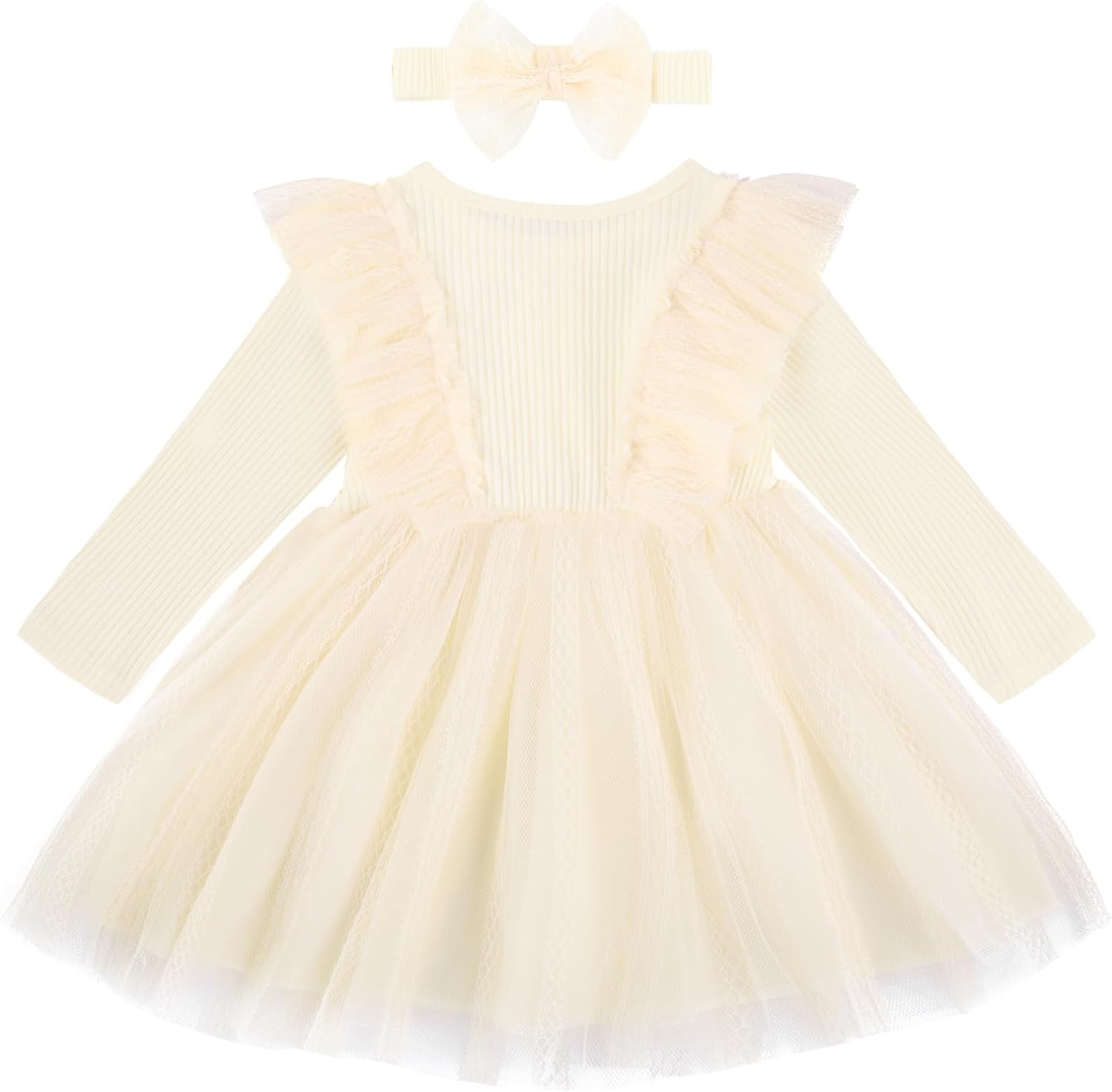 Dicry Toddler Baby Girl's Tutu Dress Fall Outfits Knit Long Sleeve Dicry Toddler Baby Girl's Tutu Dress Fall Outfits Knit Long Sleeve