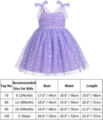 Dicry Baby Girls Tutu Dress Summer Sleeveless Backless Princess Birthday Party Dresses Sequin Ruffle Tulle Bowknot Sundress