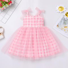 Dicry Baby Girls Tutu Dress Summer Sleeveless Backless Princess Birthday Party Dresses Sequin Ruffle Tulle Bowknot Sundress