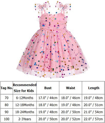 Dicry Baby Girls Tutu Dress Summer Sleeveless Backless Princess Birthday Party Dresses Sequin Ruffle Tulle Bowknot Sundress