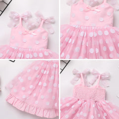 Dicry Baby Girls Tutu Dress Summer Sleeveless Backless Princess Birthday Party Dresses Sequin Ruffle Tulle Bowknot Sundress