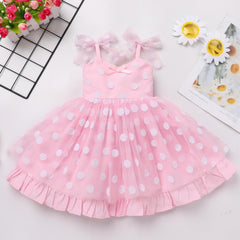 Dicry Baby Girls Tutu Dress Summer Sleeveless Backless Princess Birthday Party Dresses Sequin Ruffle Tulle Bowknot Sundress