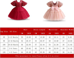 Dicry Girls' Tulle Flower Princess Wedding Dress for Toddler and Baby Girl baby dress