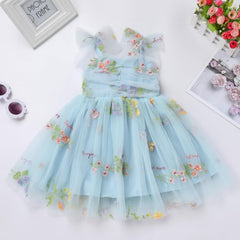 Dicry Baby Girls Tutu Dress Summer Sleeveless Backless Princess Birthday Party Dresses Sequin Ruffle Tulle Bowknot Sundress