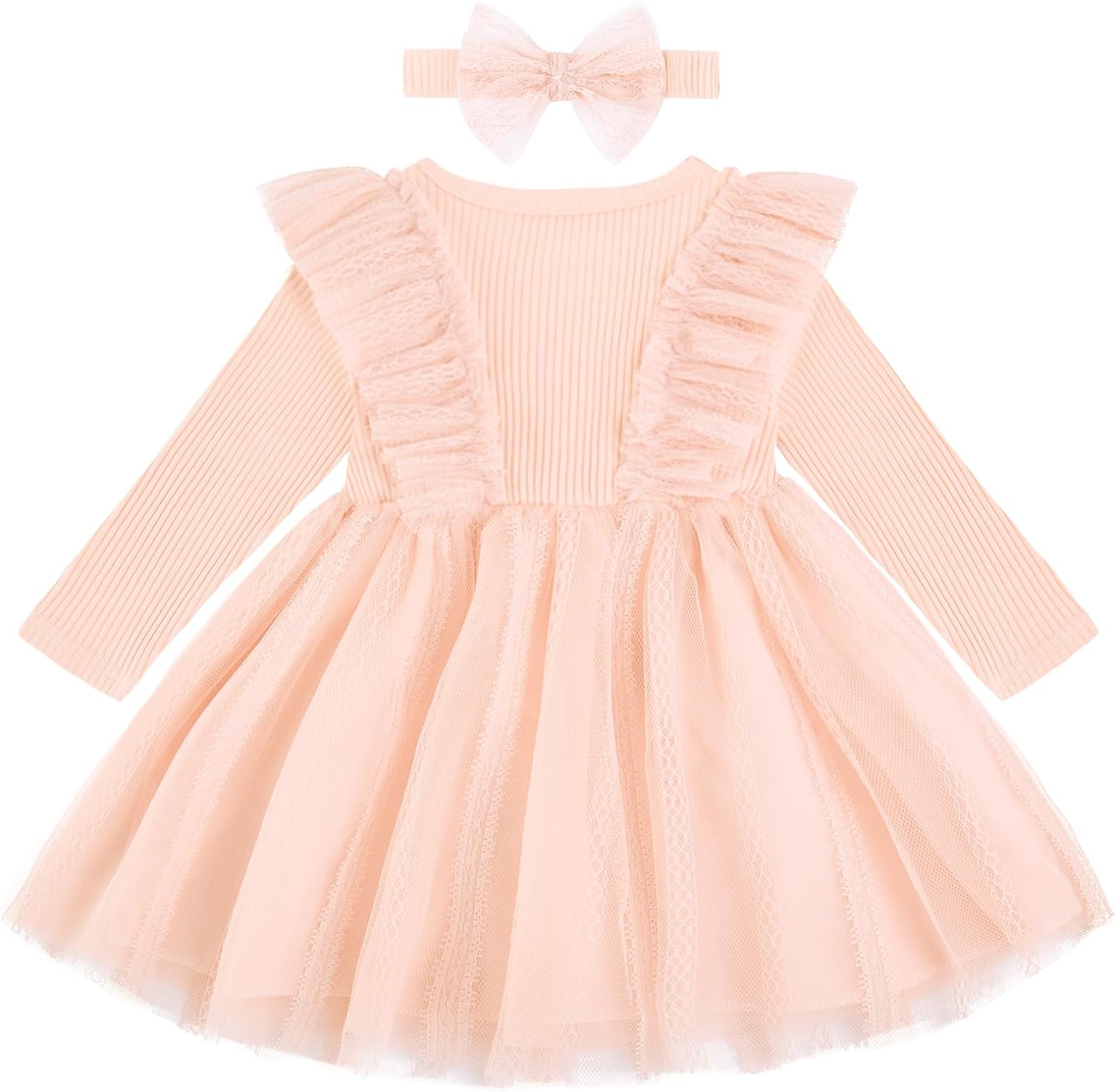 Dicry Toddler Baby Girl's Tutu Dress Fall Outfits Knit Long Sleeve Dicry Toddler Baby Girl's Tutu Dress Fall Outfits Knit Long Sleeve