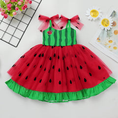 Dicry Baby Girls Tutu Dress Summer Sleeveless Backless Princess Birthday Party Dresses Sequin Ruffle Tulle Bowknot Sundress