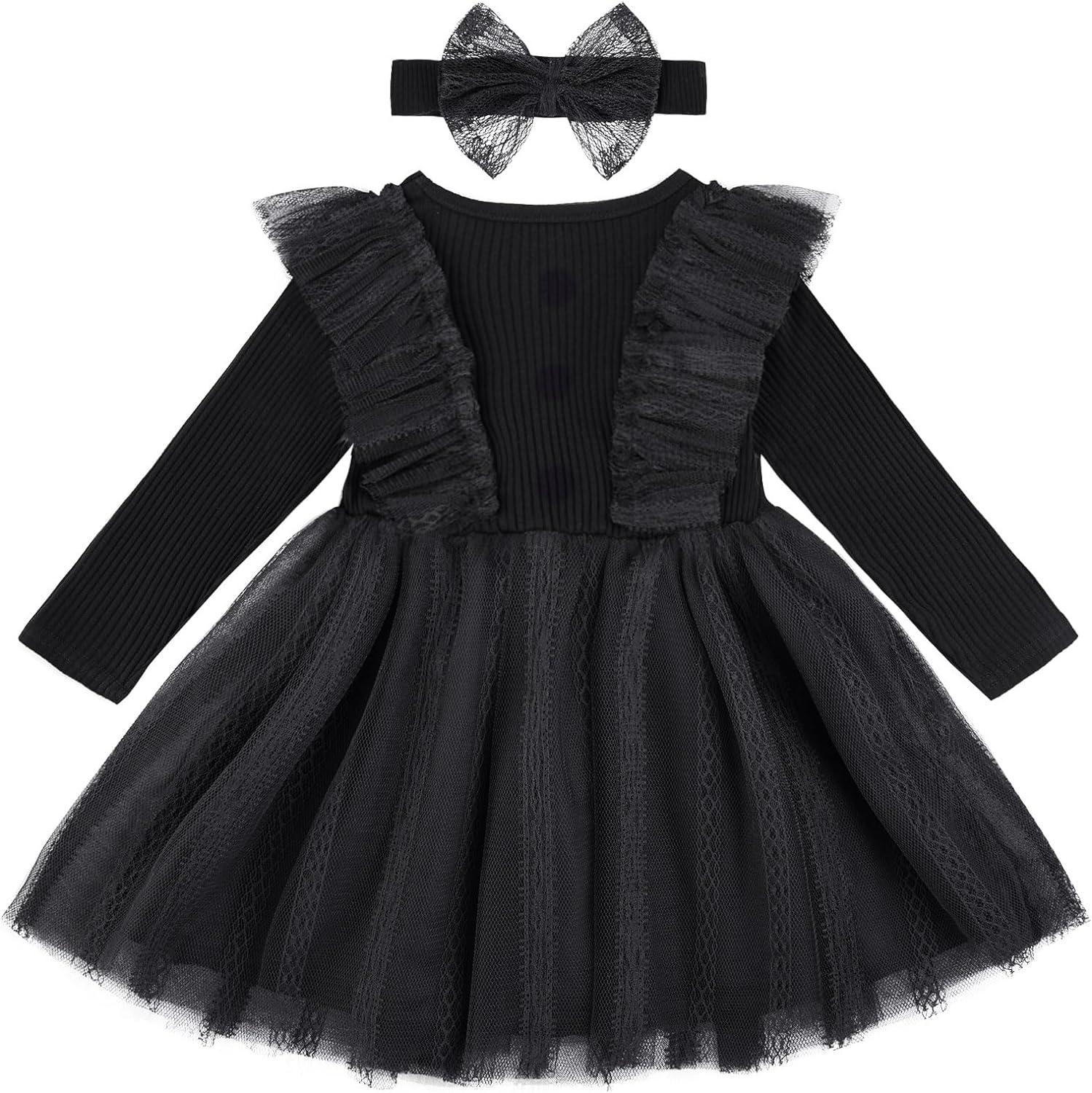 Dicry Toddler Baby Girl's Tutu Dress Fall Outfits Knit Long Sleeve Dicry Toddler Baby Girl's Tutu Dress Fall Outfits Knit Long Sleeve