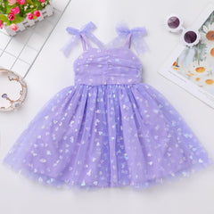 Dicry Baby Girls Tutu Dress Summer Sleeveless Backless Princess Birthday Party Dresses Sequin Ruffle Tulle Bowknot Sundress