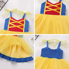 Dicry Baby Girls Tutu Dress Summer Sleeveless Backless Princess Birthday Party Dresses Sequin Ruffle Tulle Bowknot Sundress