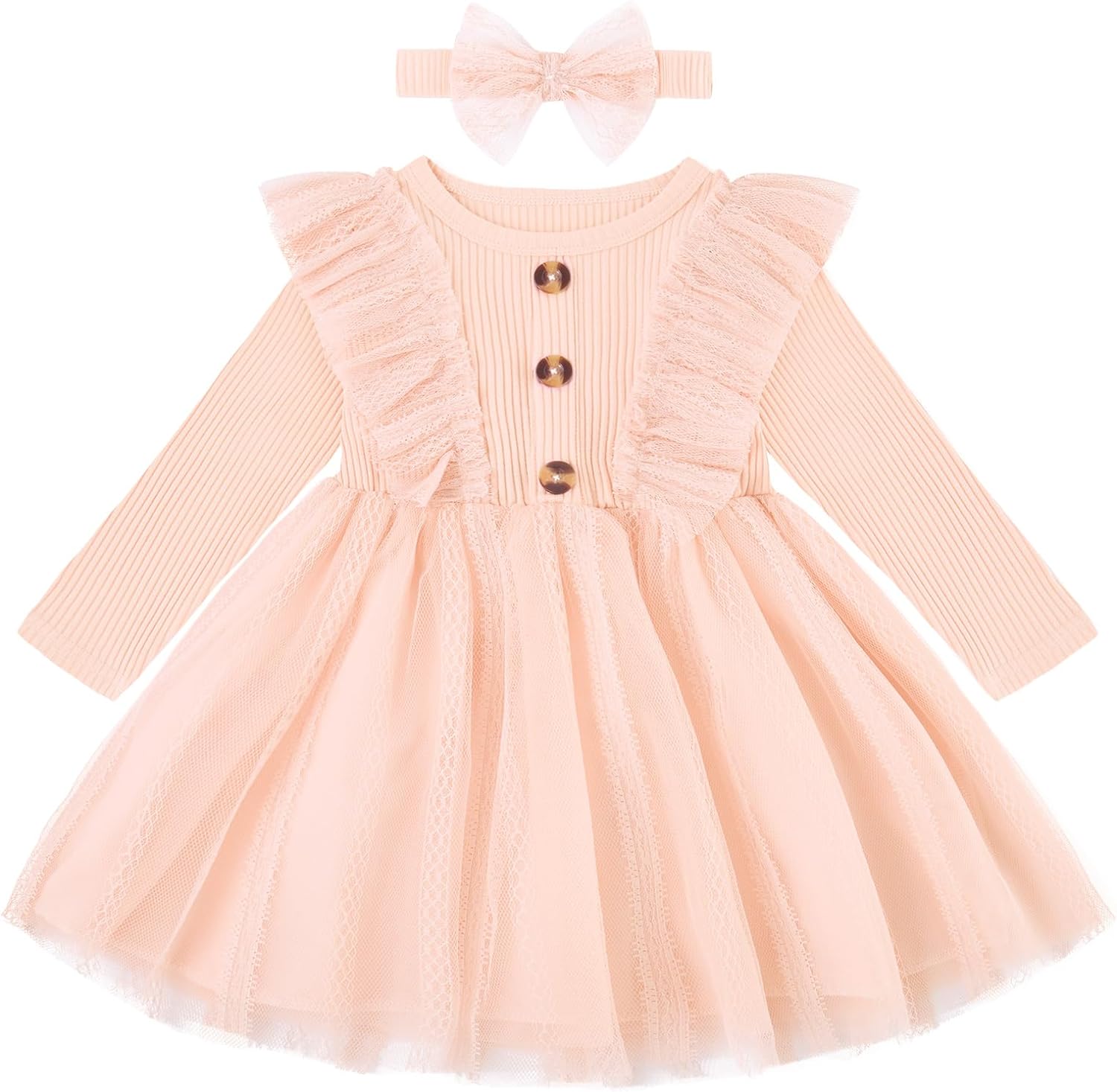 Dicry Toddler Baby Girl's Tutu Dress Fall Outfits Knit Long Sleeve Dicry Toddler Baby Girl's Tutu Dress Fall Outfits Knit Long Sleeve
