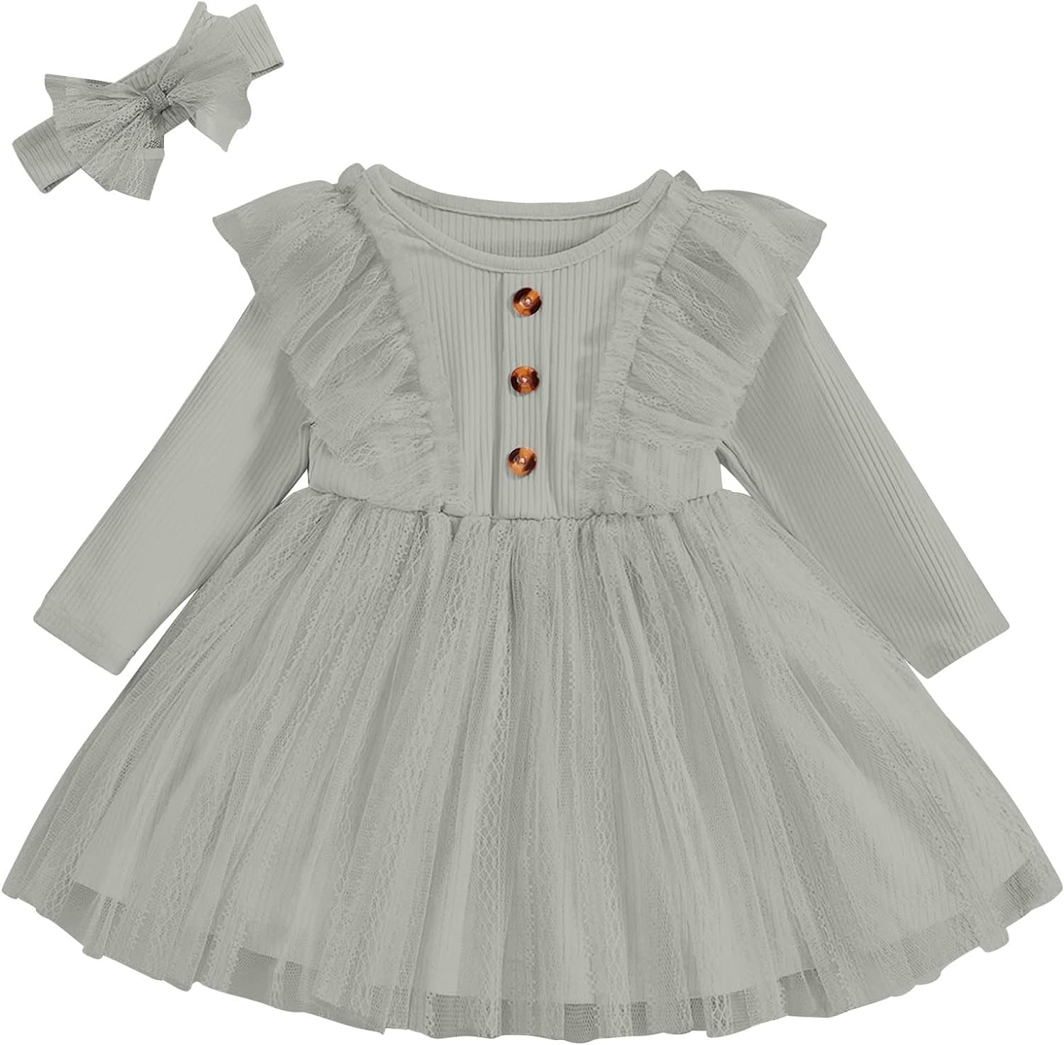 Dicry Toddler Baby Girl's Tutu Dress Fall Outfits Knit Long Sleeve Dicry Toddler Baby Girl's Tutu Dress Fall Outfits Knit Long Sleeve