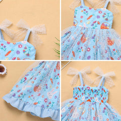 Dicry Baby Girls Tutu Dress Summer Sleeveless Backless Princess Birthday Party Dresses Sequin Ruffle Tulle Bowknot Sundress