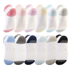 Dicry Toddler Non-Slip Ankle Socks Baby Anti-skid Grips Socks for Infant Kids