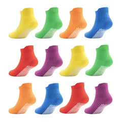 Dicry Toddler Non-Slip Ankle Socks Baby Anti-skid Grips Socks for Infant Kids