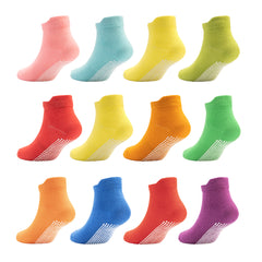 Dicry Toddler Non-Slip Ankle Socks Baby Anti-skid Grips Socks for Infant Kids