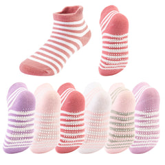 Dicry Toddler Non-Slip Ankle Socks Baby Anti-skid Grips Socks for Infant Kids