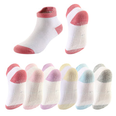 Dicry Toddler Non-Slip Ankle Socks Baby Anti-skid Grips Socks for Infant Kids